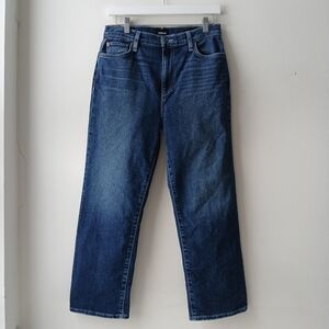 Hudson Noa Mid Rise Straight Crop Jeans Women's 28